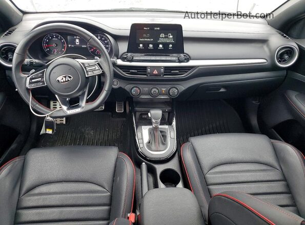 3KPF44AC0ME390433 2021 KIA FORTE Белый Вид панели приборов