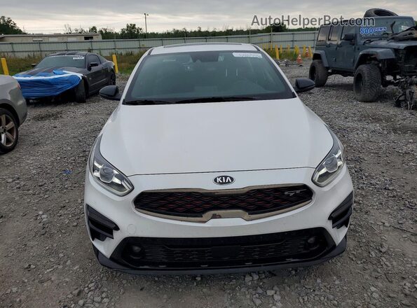 3KPF44AC0ME390433 2021 KIA FORTE Белый Вид спереди