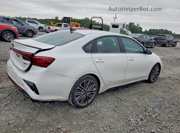 3KPF44AC0ME390433 2021 KIA FORTE Белый Задняя правая четверть