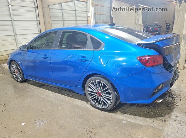 3KPF44AC0NE444055 2022 KIA FORTE Blue Задня ліва чверть