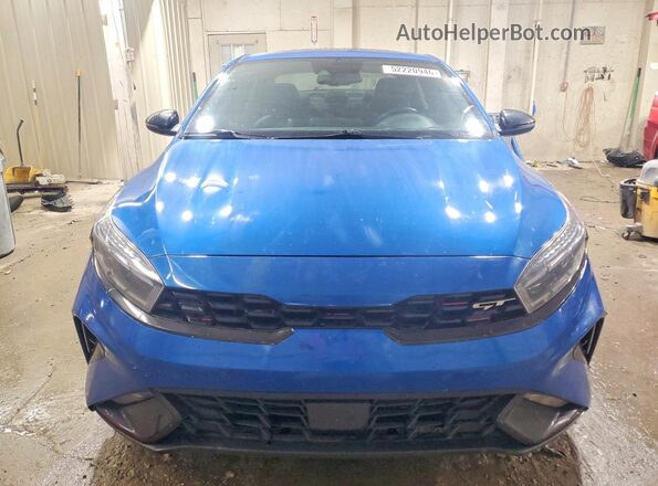 3KPF44AC0NE444055 2022 KIA FORTE Blue Вид спереду