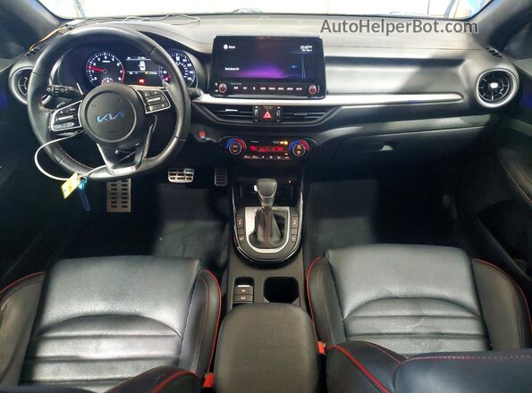3KPF44AC0NE444055 2022 KIA FORTE Blue Вид панелі приладів
