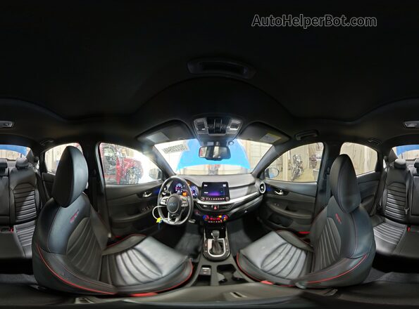 3KPF44AC0NE444055 2022 KIA FORTE Blue Панорамний вид салону 360°
