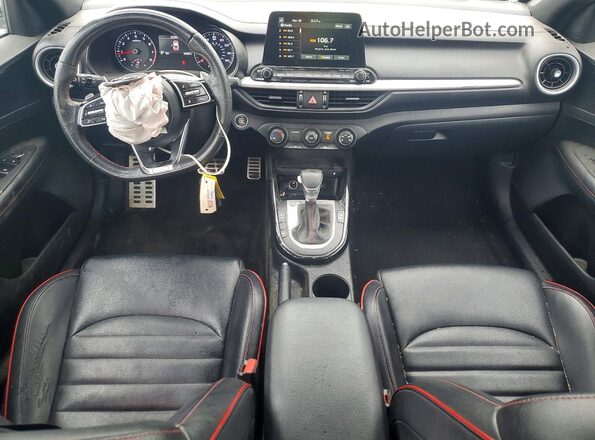 3KPF44AC1ME358557 2021 KIA FORTE Белый Вид панели приборов