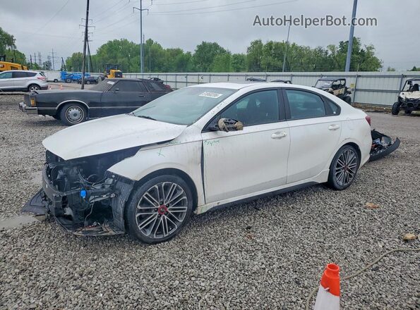 3KPF44AC1ME358557 2021 KIA FORTE Белый Передняя левая четверть