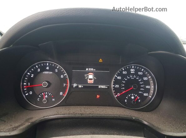 3KPF44AC1ME358557 2021 KIA FORTE Белый Вид щитка приборов
