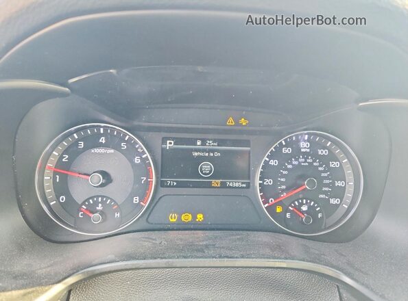 3KPF44AC1PE557385 2023 KIA FORTE Gray Widok zestawu wskaźników