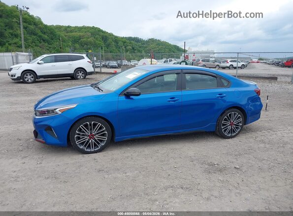 3KPF44AC1RE740319 2024 KIA FORTE Синий Панорамный вид салона 360°