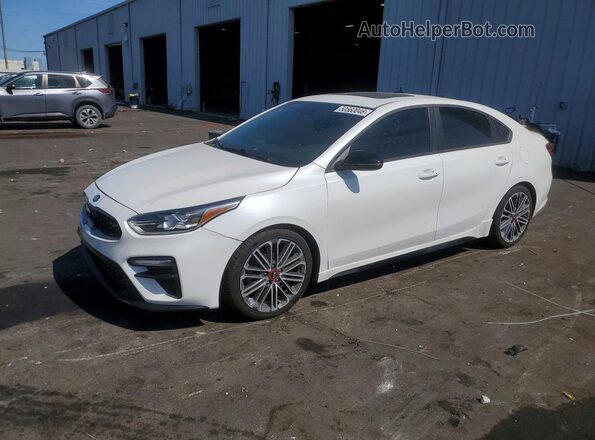 3KPF44AC2ME288955 2021 KIA FORTE Белый Передняя левая четверть