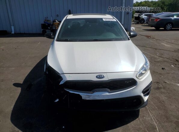 3KPF44AC2ME288955 2021 KIA FORTE Белый Вид спереди