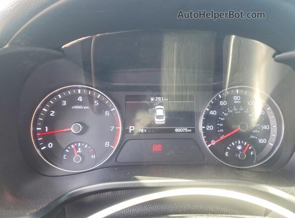 3KPF44AC2ME288955 2021 KIA FORTE Белый Вид щитка приборов