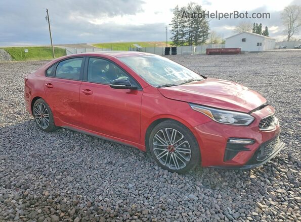 3KPF44AC3LE155670 2020 KIA FORTE Красный Передняя правая четверть