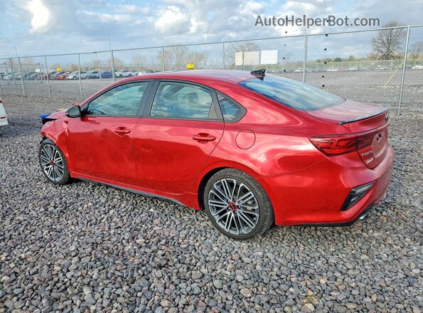 3KPF44AC3LE155670 2020 KIA FORTE Красный Задняя левая четверть