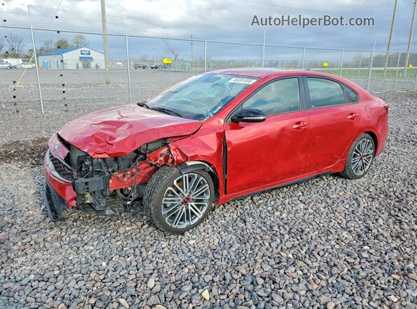 3KPF44AC3LE155670 2020 KIA FORTE Красный Передняя левая четверть