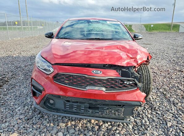 3KPF44AC3LE155670 2020 KIA FORTE Красный Вид спереди