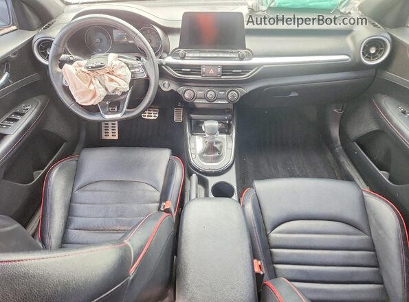 3KPF44AC4ME290738 2021 KIA FORTE Burgundy Widok deski rozdzielczej