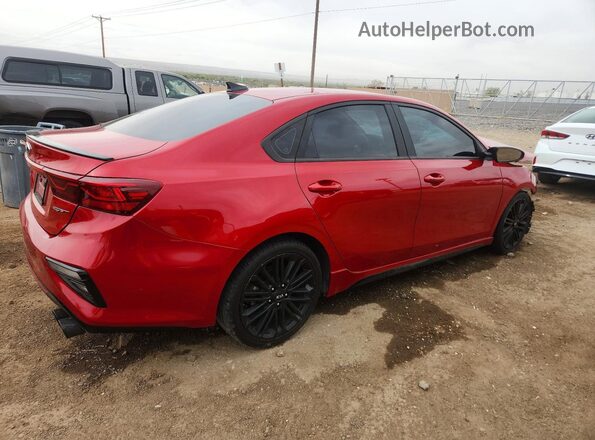 3KPF44AC4ME290738 2021 KIA FORTE Burgundy Tył prawy