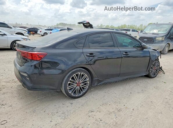 3KPF44AC4ME332891 2021 KIA FORTE Black Tył prawy