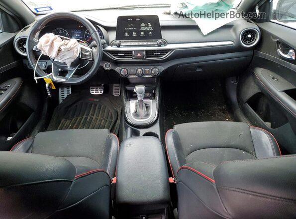 3KPF44AC4ME332891 2021 KIA FORTE Black Widok deski rozdzielczej