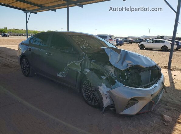 3KPF44AC4PE628417 2023 KIA FORTE Серебряный Передняя правая четверть