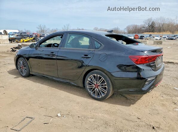 3KPF44AC5ME394848 2021 KIA FORTE Черный Задняя левая четверть