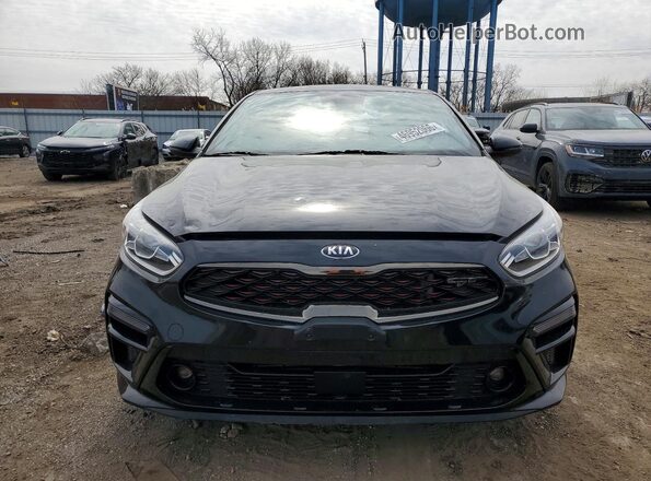 3KPF44AC5ME394848 2021 KIA FORTE Черный Вид спереди