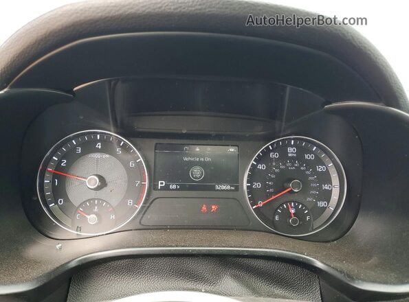 3KPF44AC5ME394848 2021 KIA FORTE Черный Вид щитка приборов