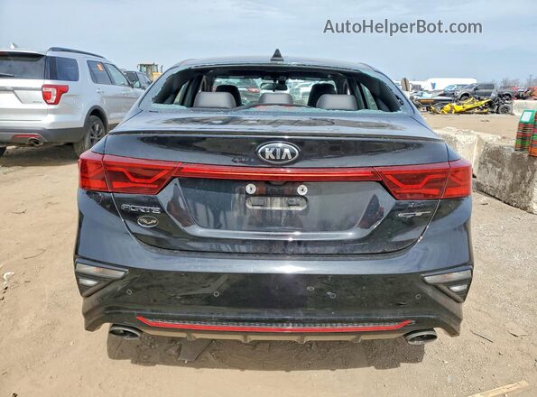 3KPF44AC5ME394848 2021 KIA FORTE Черный Вид сзади