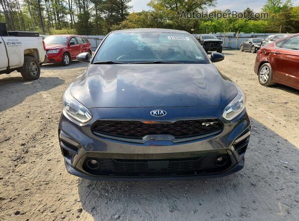 3KPF44AC6ME279448 2021 KIA FORTE Серый Вид спереди