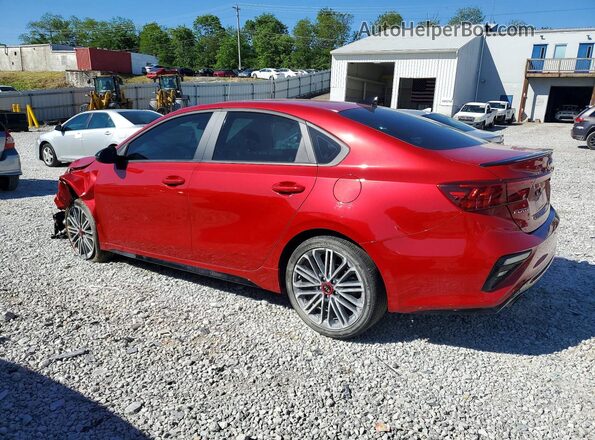 3KPF44AC6ME405808 2021 KIA FORTE Красный Задняя левая четверть