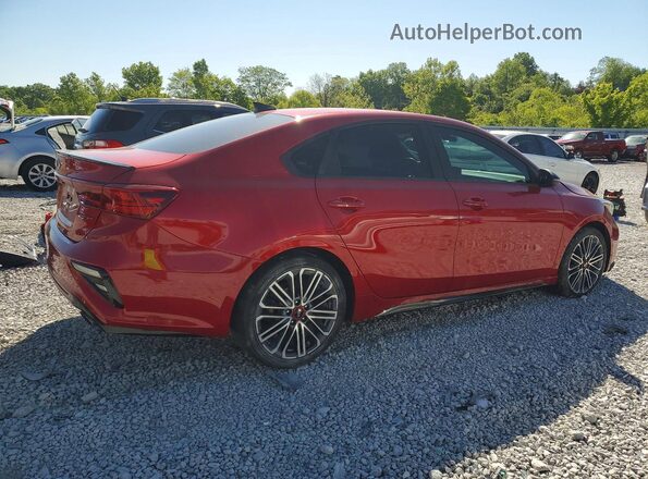 3KPF44AC6ME405808 2021 KIA FORTE Красный Задняя правая четверть