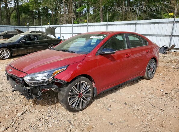 3KPF44AC7LE171578 2020 KIA FORTE Красный Передняя левая четверть