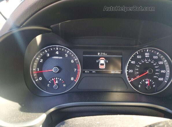 3KPF44AC7NE447633 2022 KIA FORTE Черный Вид щитка приборов