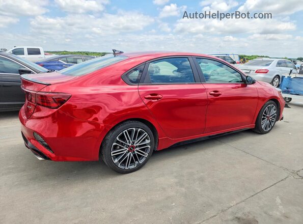 3KPF44AC8NE467115 2022 KIA FORTE Красный Задняя правая четверть
