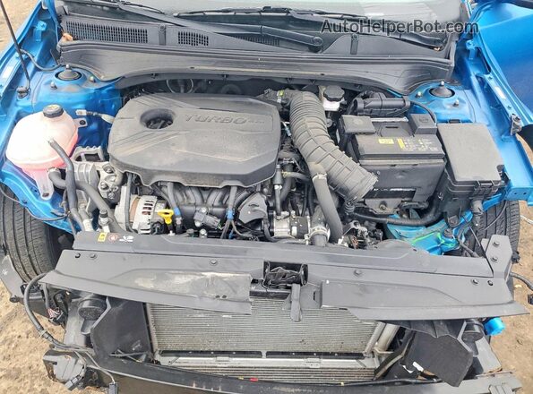 3KPF44AC8RE739040 2024 KIA FORTE Синий Вид задней части салона