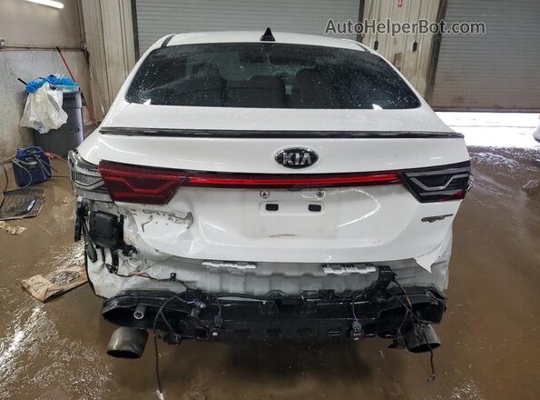 3KPF44AC9ME396876 2021 KIA FORTE Белый Вид сзади