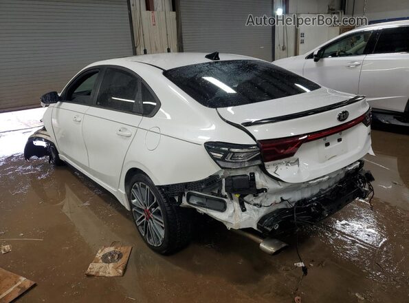 3KPF44AC9ME396876 2021 KIA FORTE Белый Задняя левая четверть