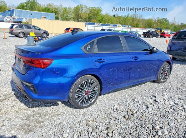 3KPF44AC9ME397896 2021 KIA FORTE Синий Задняя правая четверть