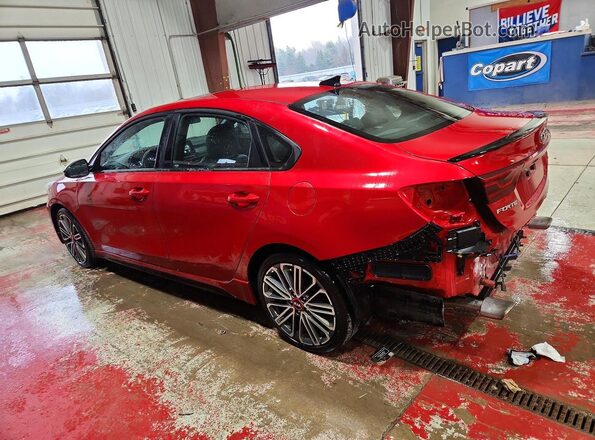 3KPF44ACXME303072 2021 KIA FORTE Красный Задняя левая четверть