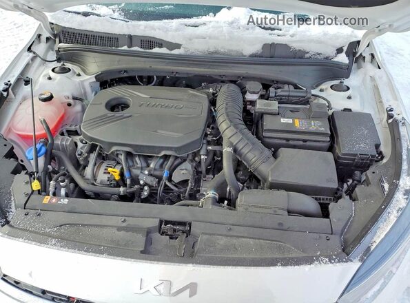 3KPF44ACXNE466872 2022 KIA FORTE Белый Вид задней части салона