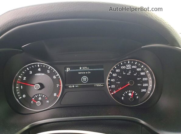 3KPF44ACXNE466872 2022 KIA FORTE Белый Вид щитка приборов
