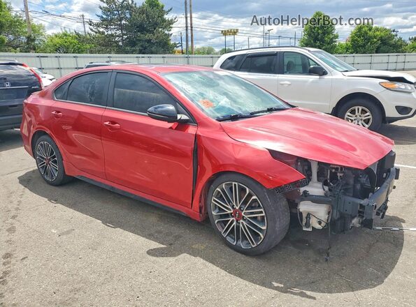 3KPF44ACXPE618328 2023 KIA FORTE Red Front right