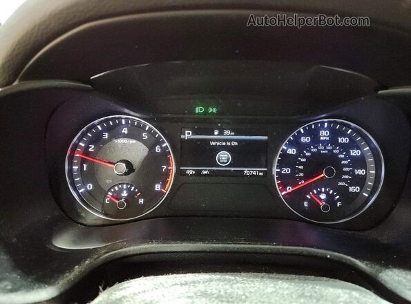 3KPF54AD1NE421194 2022 KIA FORTE Оранжевый Вид щитка приборов