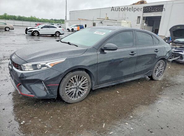 3KPF54AD2NE510014 2022 KIA FORTE Черный Передняя левая четверть