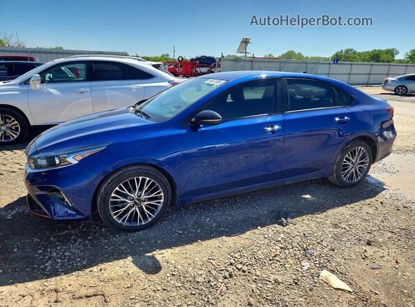 3KPF54AD2RE753845 2024 KIA FORTE Blue Առջևի ձախ երեք քառորդ տեսարան