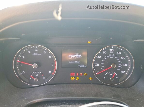 3KPF54AD3LE142309 2020 KIA FORTE Серый Вид щитка приборов