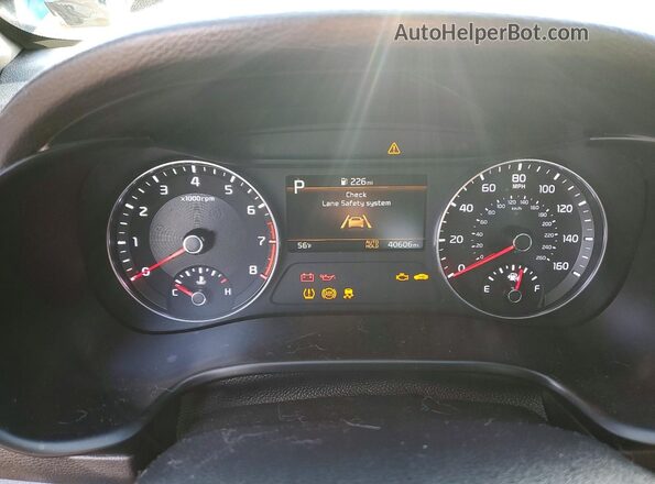 3KPF54AD5PE576589 2023 KIA FORTE Синий Вид щитка приборов