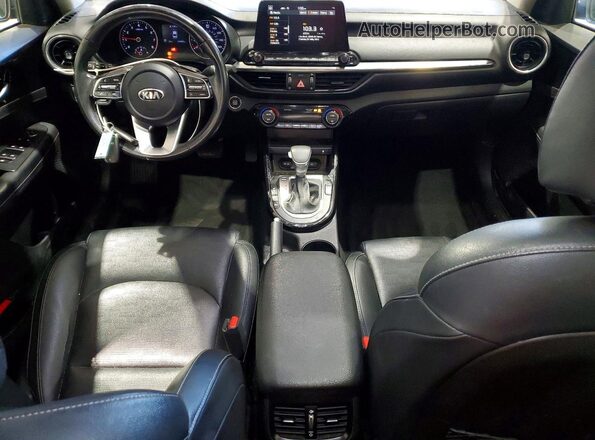 3KPF54AD6ME403515 2021 KIA FORTE Синий Вид панели приборов