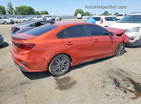 3KPF54AD7PE565593 2023 KIA FORTE Оранжевый Задняя правая четверть