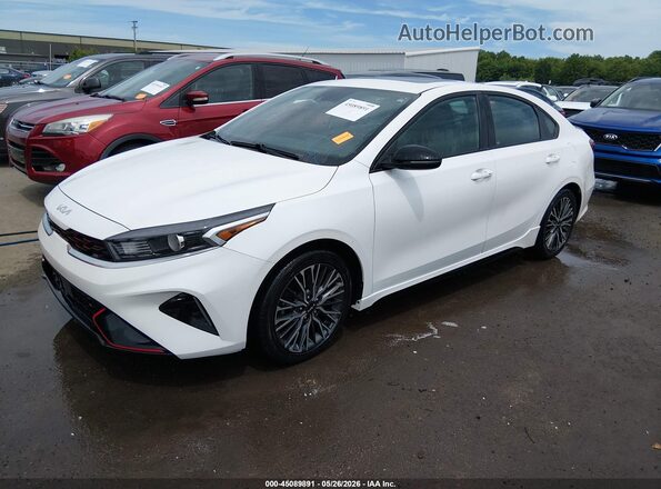 3KPF54AD8NE491730 2022 KIA FORTE Белый Передняя левая четверть